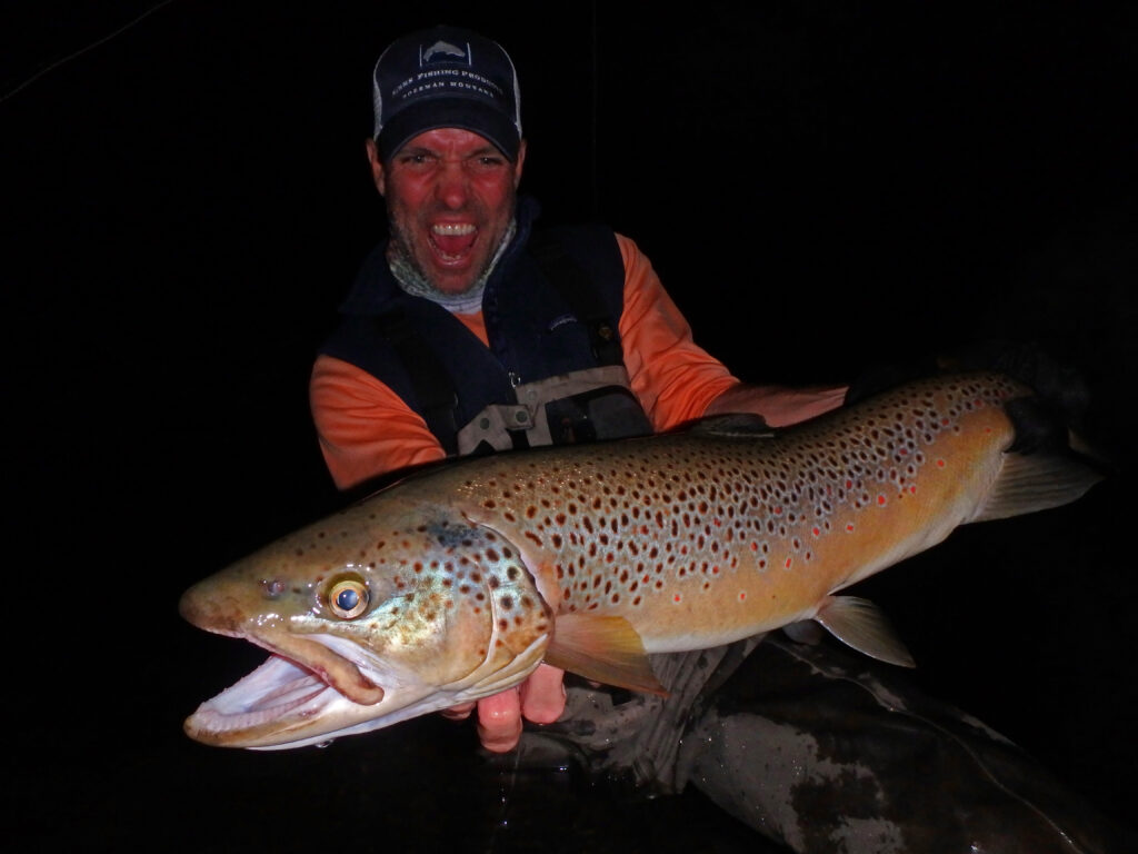 Night Time Is The Right Time For Big Brown Trout - Summer & Winter - White  River Arkansas Guided Fly Fishing Float Trips